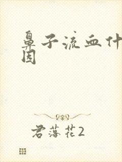 鼻子流血什么原因