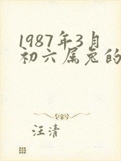 1987年3月初六属兔的命运