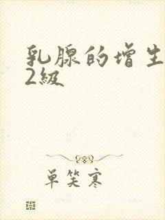 乳腺的增生结节2级