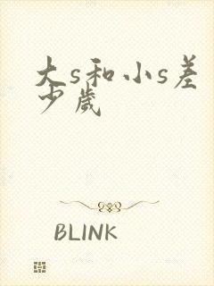 大s和小s差多少岁