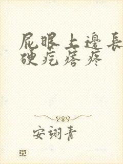 屁眼上边长了个硬疙瘩疼