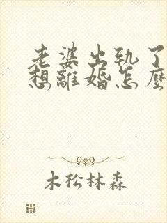 老婆出轨了我不想离婚怎么挽回