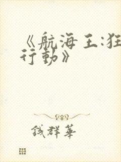《航海王:狂热行动》