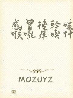 感冒后干咳无痰喉咙痒吃什么药