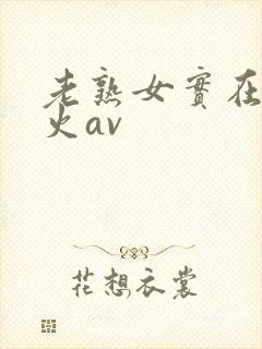 老熟女实在太败火av