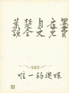 叶楚月夜墨寒小说全文免费最新