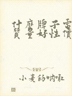 什么牌子电视机质量好性价比高的