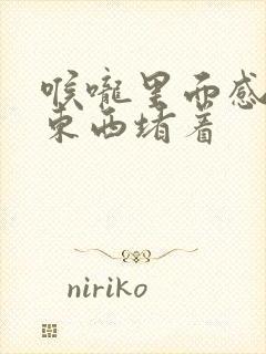 喉咙里面感觉有东西堵着