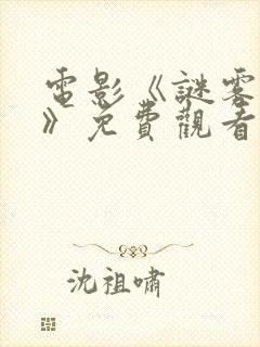 电影《谜雾谍影》免费观看