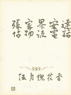 张家界安达十八站物流电话