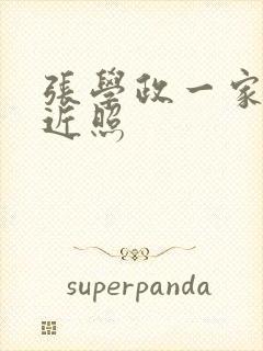 张学政一家三口近照封面