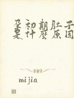 孕初期肚子胀气是什么原因封面