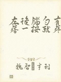 左后脑勺有个疙瘩一按就疼