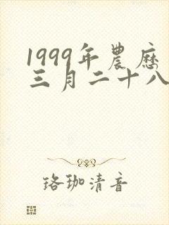 1999年农历三月二十八出生的人命运