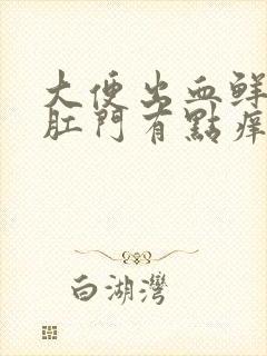 大便出血鲜红色肛门有点痒怎么回事