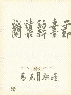 燃情的妻子笔趣阁最新章节免费阅读