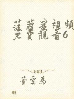 菠萝蜜视频在线免费观看6