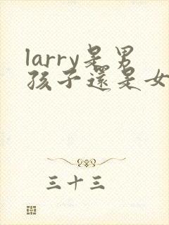 larry是男孩子还是女孩子