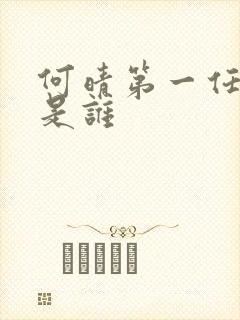 何晴第一任丈夫是谁