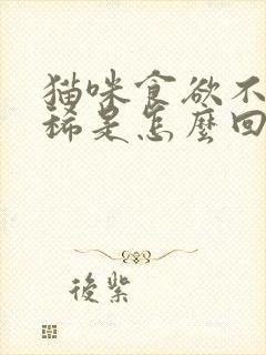 猫咪食欲不振拉稀是怎么回事