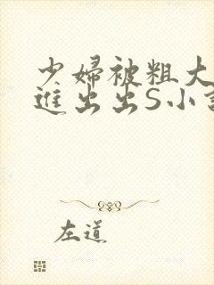 少妇被粗大猛进进出出S小说