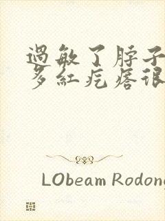 过敏了脖子上很多红疙瘩很痒