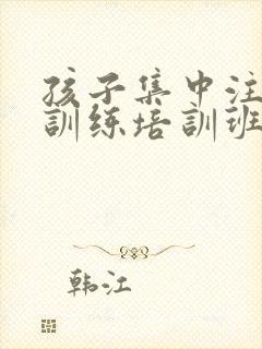 孩子集中注意力训练培训班