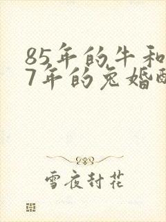 85年的牛和87年的兔婚配