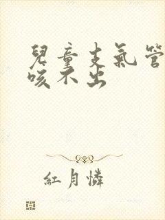 儿童支气管炎痰咳不出