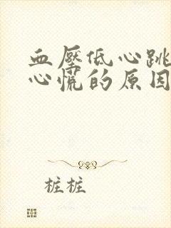 血压低心跳加速心慌的原因