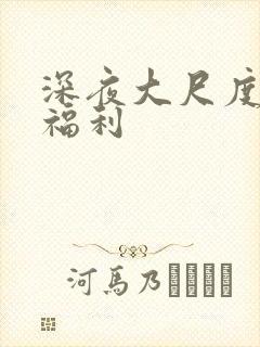 深夜大尺度亚洲福利封面