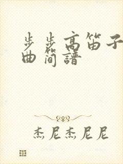 步步高笛子独奏曲简谱封面