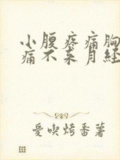 小腹疼痛胸部胀痛不来月经