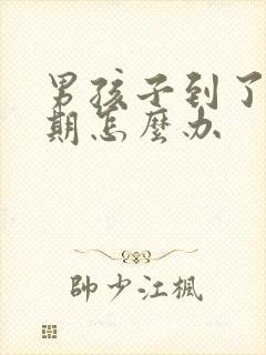 男孩子到了叛逆期怎么办