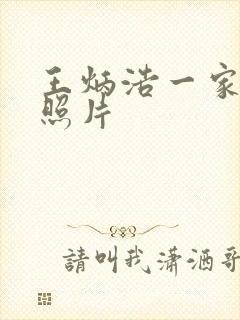 王炳浩一家三口照片