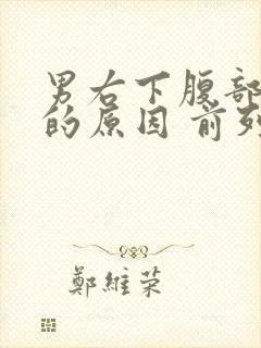 男右下腹部隐痛的原因 前列腺封面