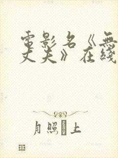 电影名《无能的丈夫》在线观看