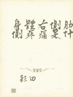 身体右侧肋骨下侧疼痛是什么原因