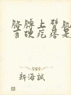 胳膊上臂肌肉里有硬疙瘩是咋回事