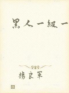 黑人一级一级片