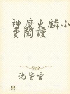 神魔火麟小说免费阅读封面