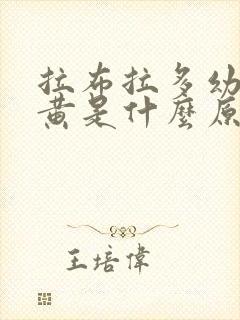 拉布拉多幼犬尿黄是什么原因