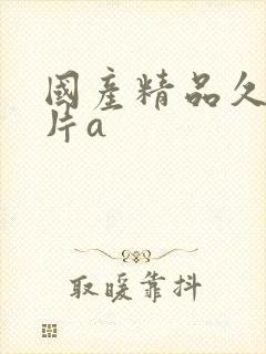 国产精品久久毛片a