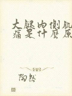 大腿内侧肌肉酸痛是什么原因引起的