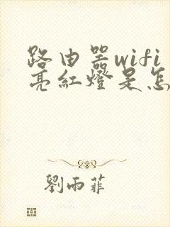 路由器wifi亮红灯是怎么回事