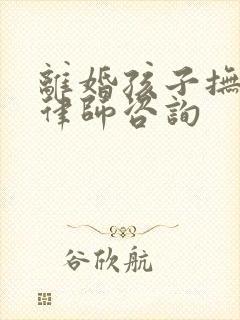 离婚孩子抚养费律师咨询