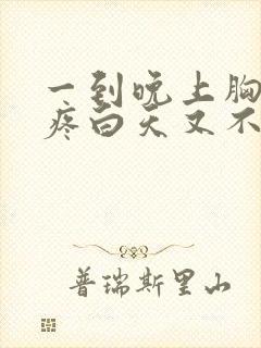 一到晚上胸口就疼白天又不疼封面