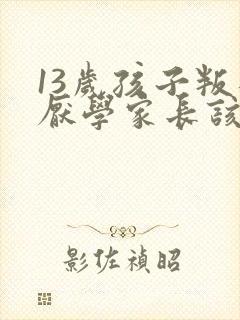 13岁孩子叛逆厌学家长该怎么办封面