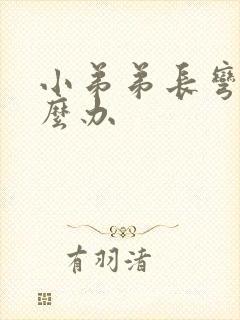 小弟弟长弯了怎么办封面