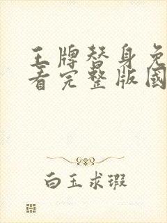 王牌替身免费观看完整版国语1080